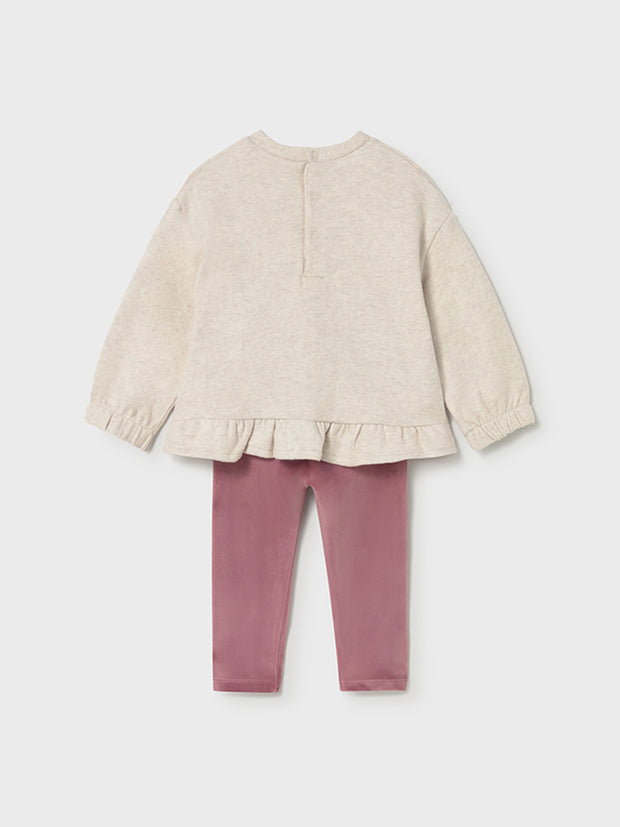 Mayoral Toddler Girl Pink Doggy Outfit Set (12M-4Y)