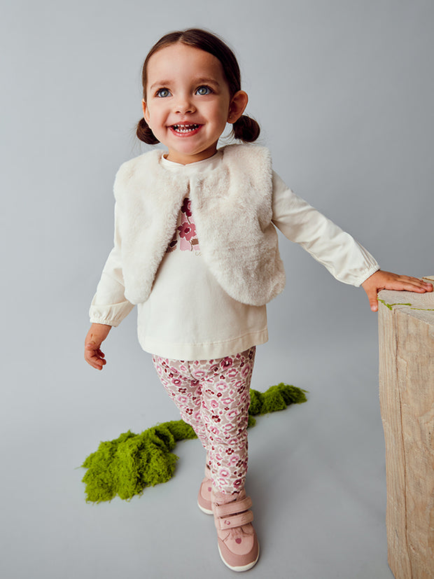 Mayoral Toddler Girl Pink Floral Outfit Set - 3 Piece (12M-4Y)