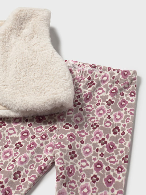 Mayoral Toddler Girl Pink Floral Outfit Set - 3 Piece (12M-4Y)