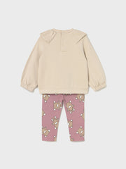 Mayoral Toddler Girl Beige Bear Jumper & Legging Set (12M-4Y)