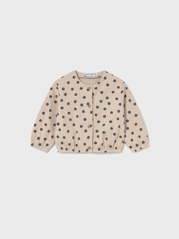 Mayoral Toddler Girl Beige Polka Dot Outfit Set (12M-4Y)