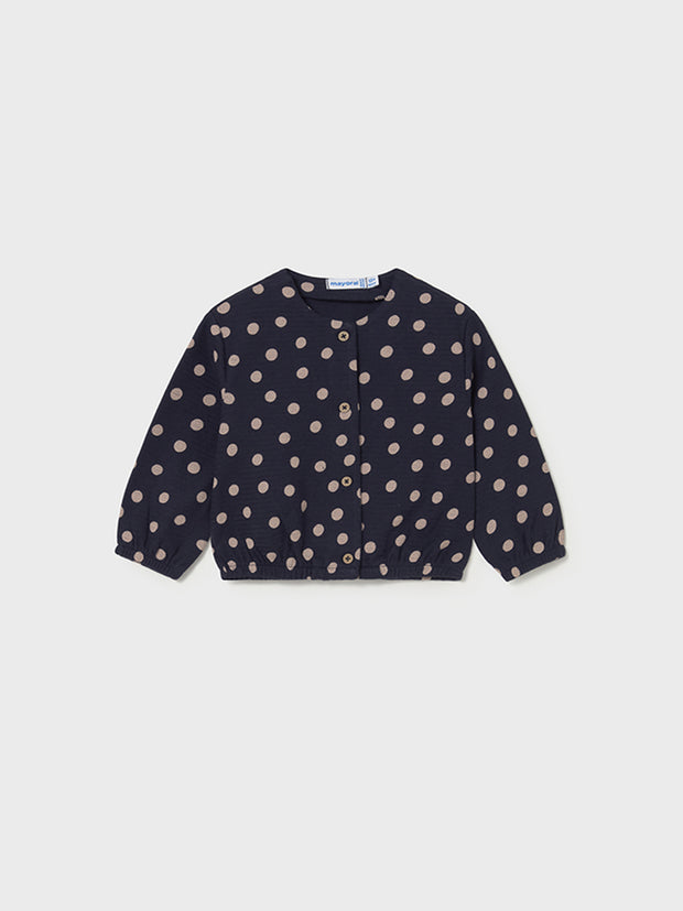 Mayoral Toddler Girl Black Polka Dot Outfit Set (12M-4Y)