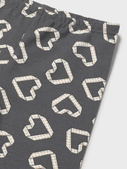 Mayoral Toddler Girl Black & Beige Heart Outfit Set (12M-4Y)