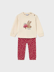 Mayoral Toddler Girl Mushroom Outfit Set (12M-4Y)