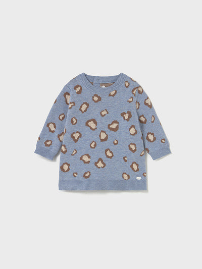 Mayoral Baby Girl Knitted Leopard Dress (2M-18M)