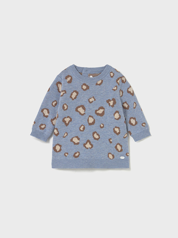 Mayoral Baby Girl Knitted Leopard Dress (2M-18M)
