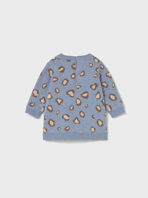 Mayoral Baby Girl Knitted Leopard Dress (2M-18M)