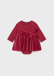 Mayoral Baby Girl Romper Dress - Red (1M-18M)