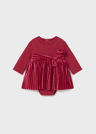 Mayoral Baby Girl Romper Dress - Red (1M-18M)
