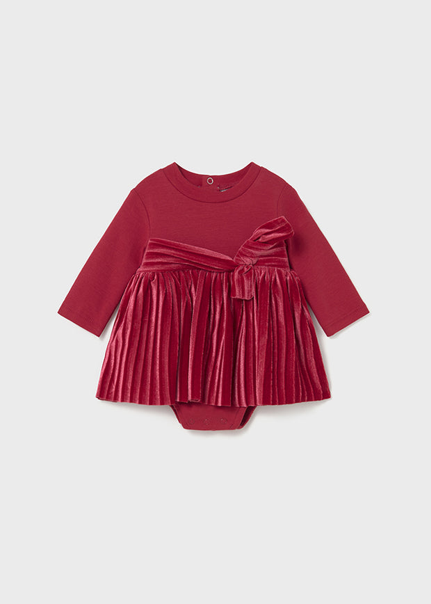 Mayoral Baby Girl Romper Dress - Red (1M-18M)