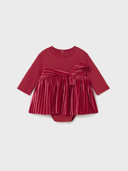 Mayoral Baby Girl Romper Dress - Red (1M-18M)