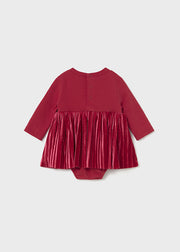 Mayoral Baby Girl Romper Dress - Red (1M-18M)