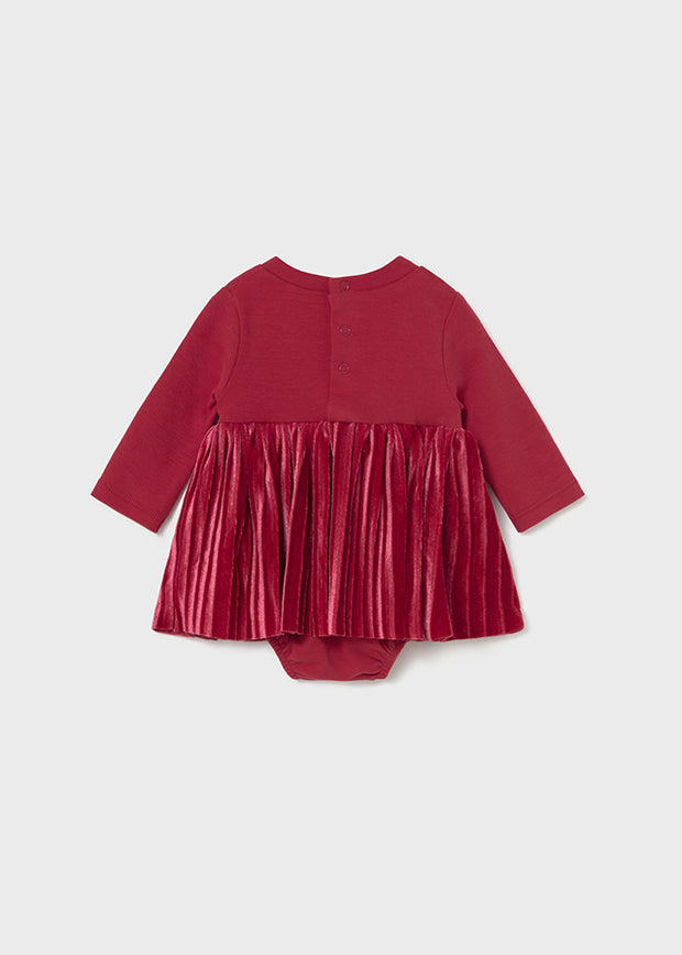 Mayoral Baby Girl Romper Dress - Red (1M-18M)