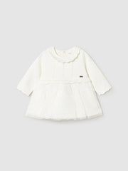 Mayoral Baby Girl White Tulle Dress (2M-18M)
