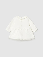Mayoral Baby Girl White Tulle Dress (2M-18M)