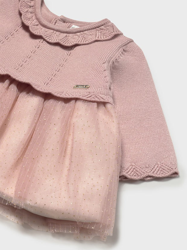Mayoral Baby Girl Pink Tulle Dress (2M-18M)
