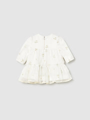 Mayoral Baby Girl White Floral Tulle Dress (2M-18M)
