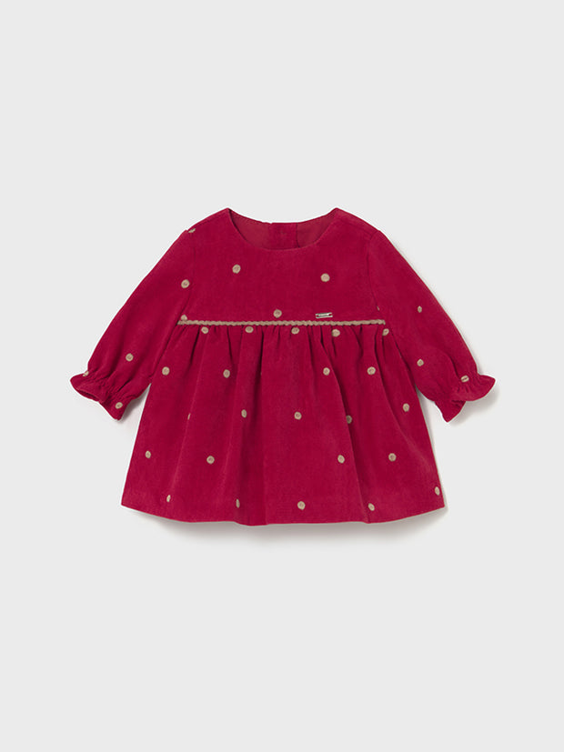 Mayoral Baby Girl Red Polka Det Dress (1M-18M)