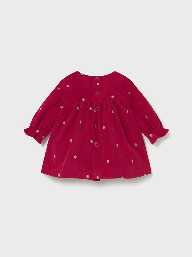 Mayoral Baby Girl Red Polka Det Dress (1M-18M)