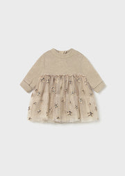 Mayoral Baby Girl Leopard Teired Tulle Dress (2M-18M)
