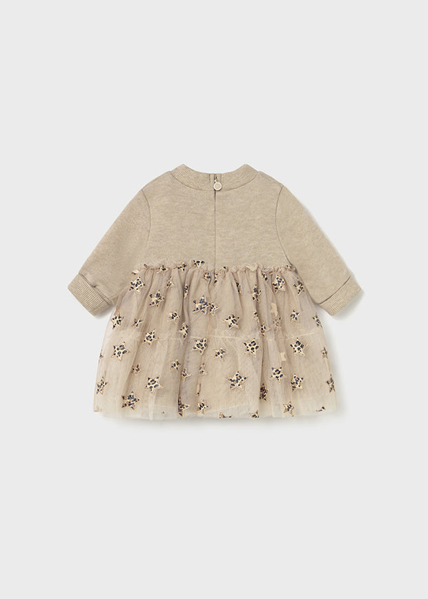 Mayoral Baby Girl Leopard Teired Tulle Dress (2M-18M)