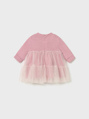 Mayoral Baby Girl Pink Tiered Tulle Dress (2M-18M)