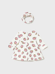 Mayoral Baby Girl Pink Apple Dress & Headband (2M-18M)
