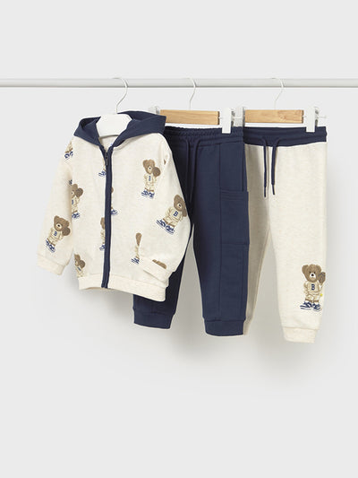 Mayoral Toddler Boy Navy & White Bear Outfit Set (12M-4Y)