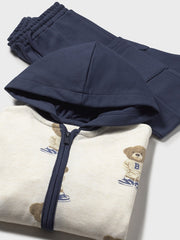 Mayoral Toddler Boy Navy & White Bear Outfit Set (12M-4Y)