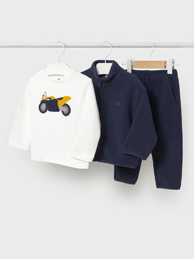 Mayoral Toddler Boy Navy Motorbike Outfit Set (12M-4Y)