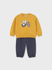 Mayoral Toddler Boy Mustard Tractor Outfit Set (12M-4Y)