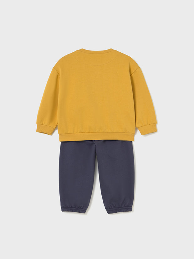 Mayoral Toddler Boy Mustard Tractor Outfit Set (12M-4Y)