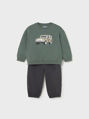 Mayoral Toddler Boy Green Car Outfit Set (12M-4Y)