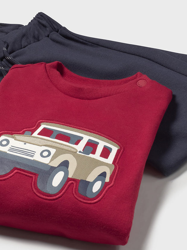 Mayoral Toddler Boy Red Car Outfit Set (12M-4Y)