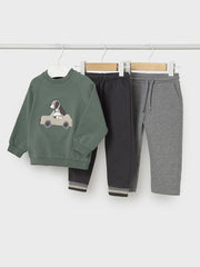 Mayoral Toddler Boy Green Car Outfit Set (12M-4Y)
