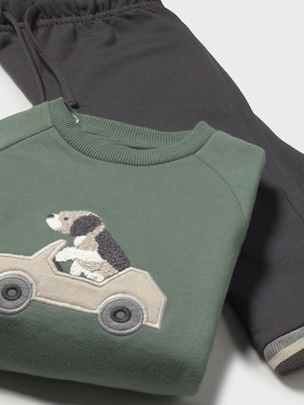 Mayoral Toddler Boy Green Car Outfit Set (12M-4Y)