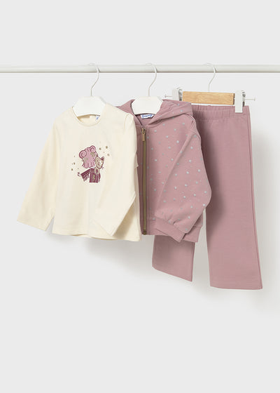 Mayoral Toddler Girl Pink Star Outfit Set (12M-4Y)