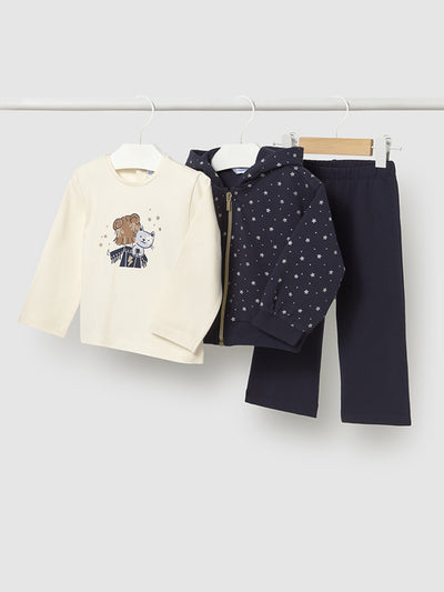 Mayoral Toddler Girl Black Star Outfit Set (12M-4Y)