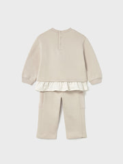 Mayoral Toddler Girl Cream Bear Tracksuit (12M-4Y)