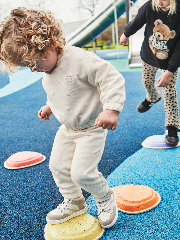 Mayoral Toddler Girl Cream Padded Tracksuit (12M-4Y)