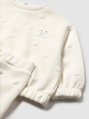 Mayoral Toddler Girl Cream Padded Tracksuit (12M-4Y)