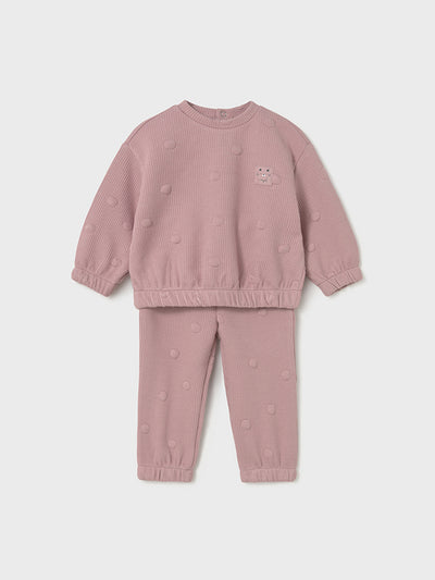Mayoral Toddler Girl Pink Padded Tracksuit (12M-4Y)
