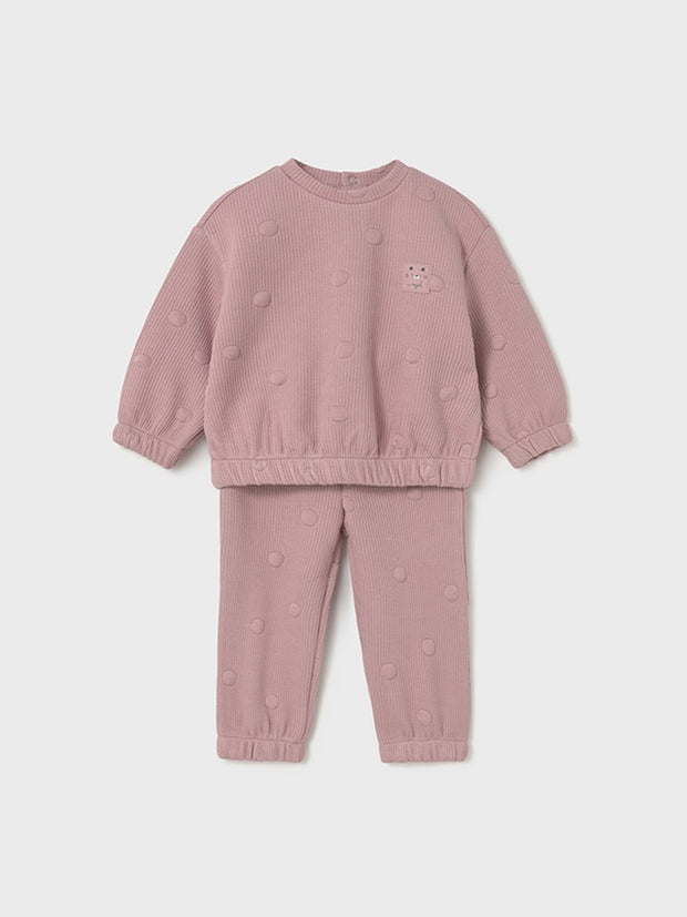 Mayoral Toddler Girl Pink Padded Tracksuit (12M-4Y)
