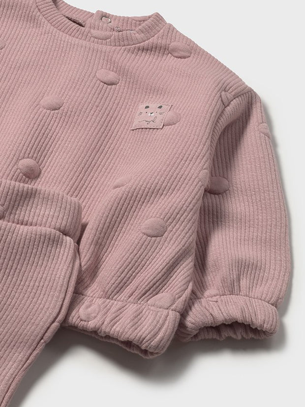 Mayoral Toddler Girl Pink Padded Tracksuit (12M-4Y)