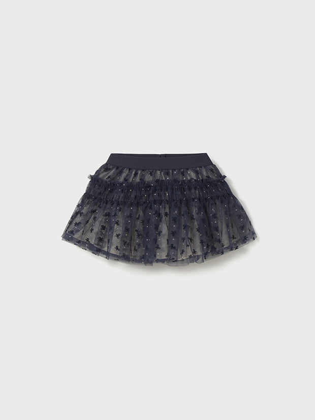 Mayoral Toddler Girl Navy Tulle Skirt (12M-4Y)