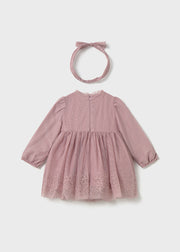 Mayoral Toddler Girl Pink Tulle Dress & Headband (12M-4Y)