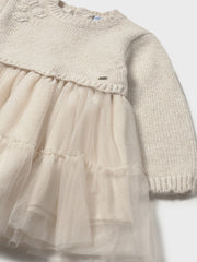 Mayoral Toddler Girl Knitted Tulle Dress (12M-4Y)