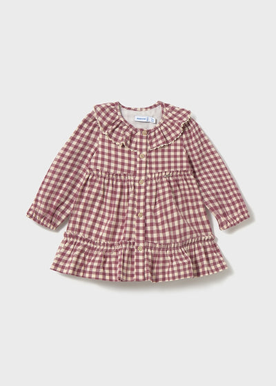 Mayoral Toddler Girl Red Gingham Collared Dress (12M-4Y)
