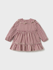 Mayoral Toddler Girl Red Gingham Collared Dress (12M-4Y)