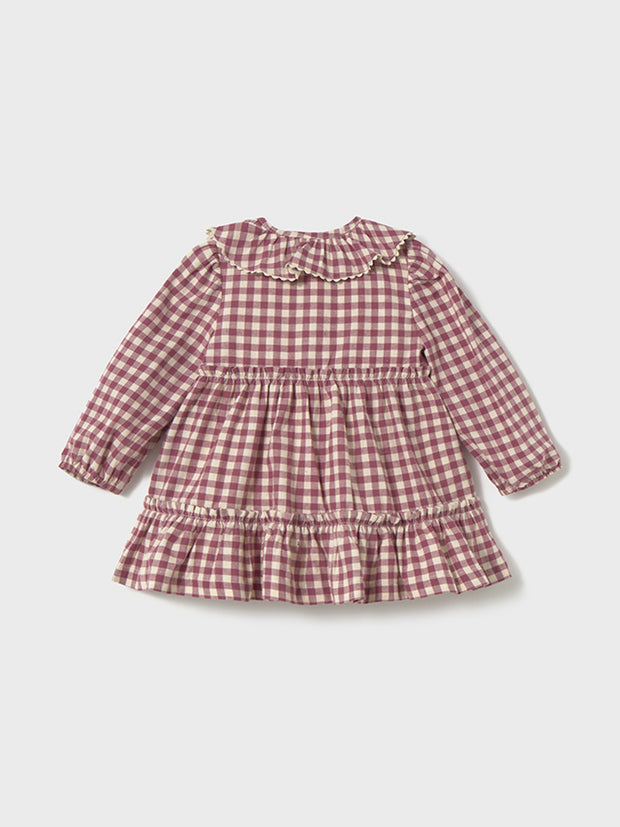 Mayoral Toddler Girl Red Gingham Collared Dress (12M-4Y)